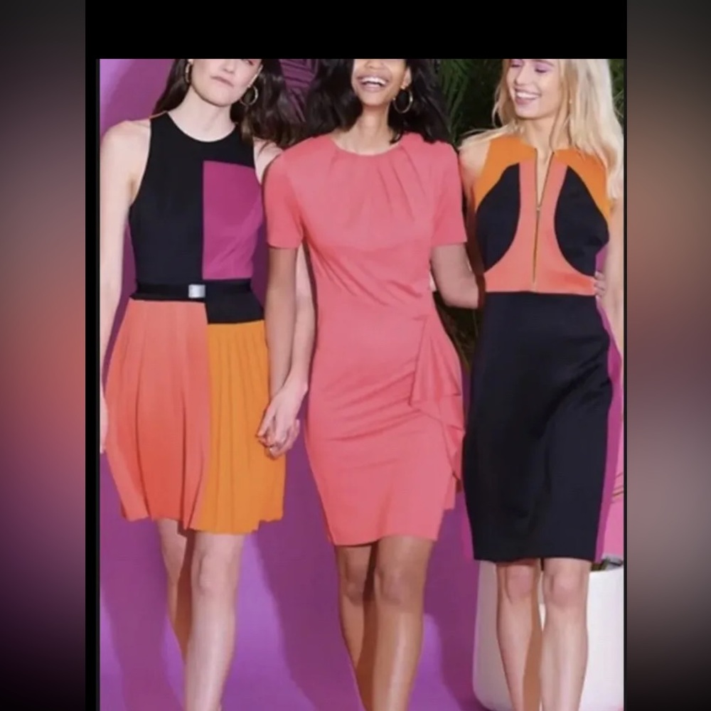 LDT  Sleeveless  Dress 12 NWT Multicolor Mini